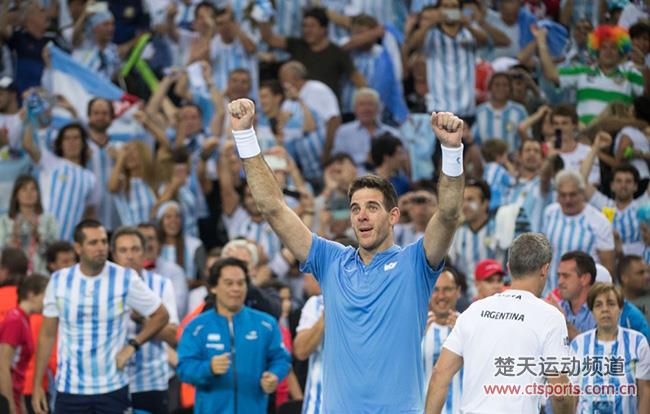 2016戴维斯杯决赛比赛视频：德尔波特罗vs西里奇
