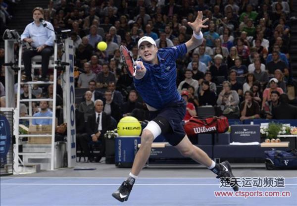 2016巴黎大师赛男单1/4决赛比赛视频:伊斯内尔VS索克