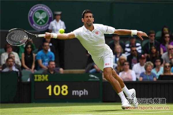 2016温网公开赛男单第二轮比赛视频:德约科维奇VS马纳里诺