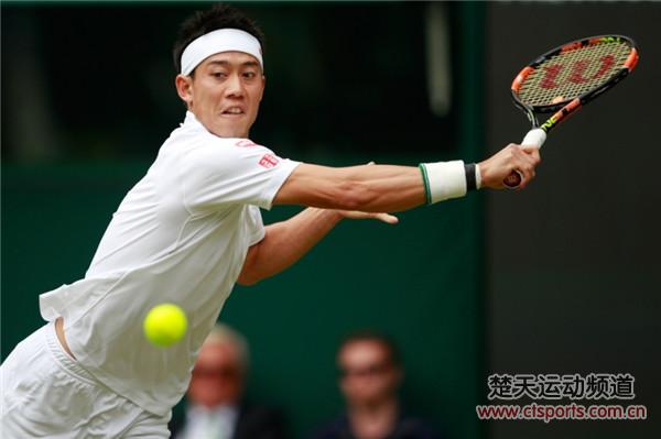 2016温网公开赛男单第二轮比赛视频:锦织圭VS贝内特乌