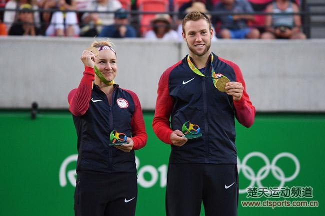 2016里约奥运会网球混双决赛比丹妮/杰克VS大威/拉吉夫比赛视频