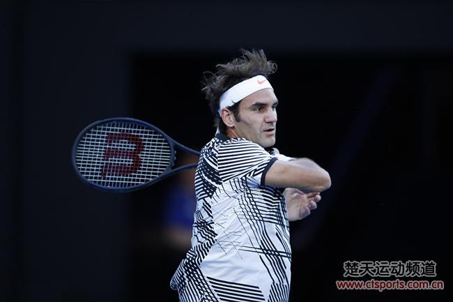 2017澳网公开赛男单1/8决赛比赛视频：费德勒vs锦织圭
