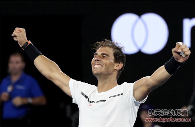 2017澳网公开赛男单半决赛比赛视频：纳达尔vs迪米特洛夫
